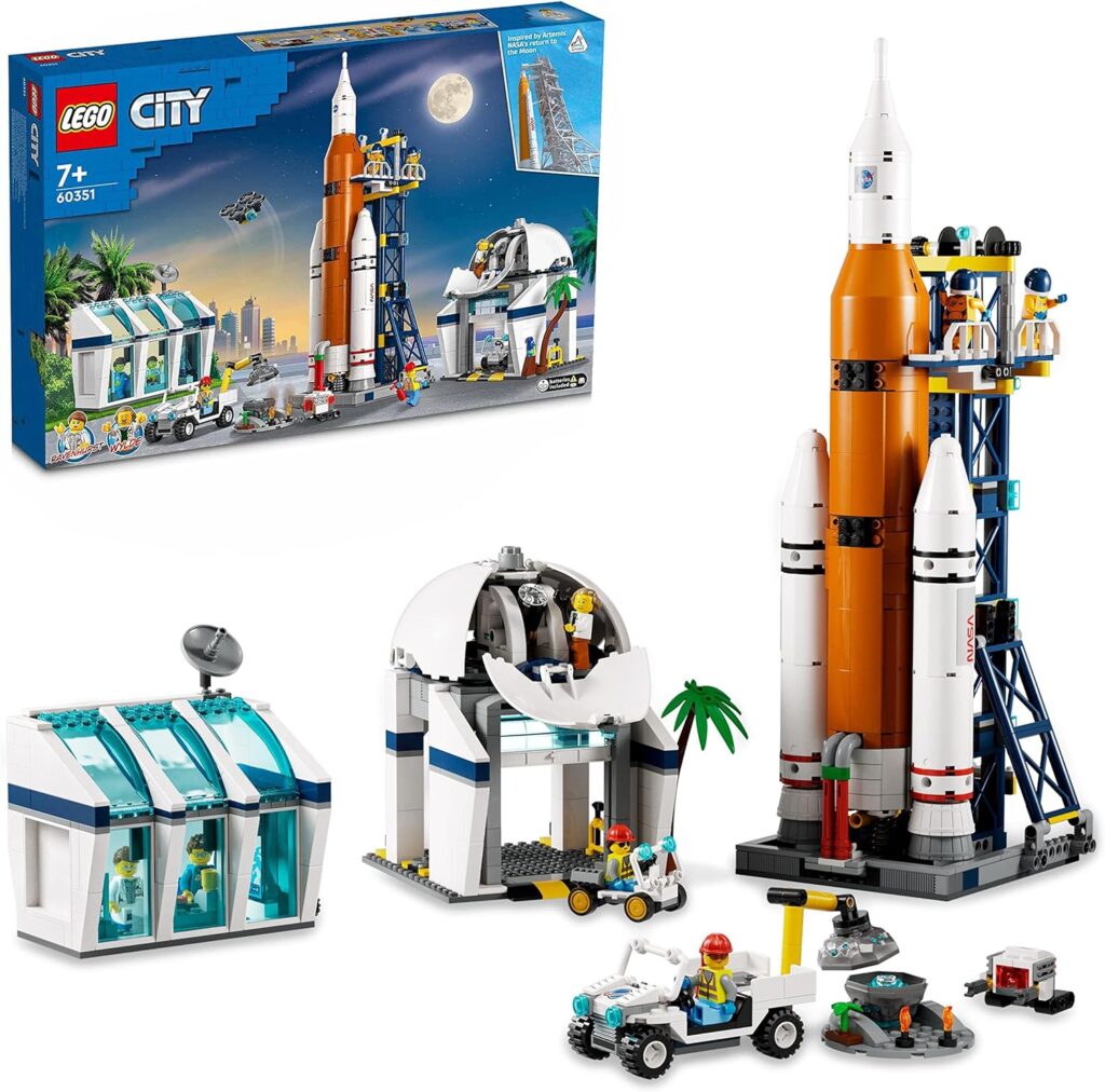 LEGO City Centro de Lançamento Espacial (60351) está repleto de características inspiradas na NASA