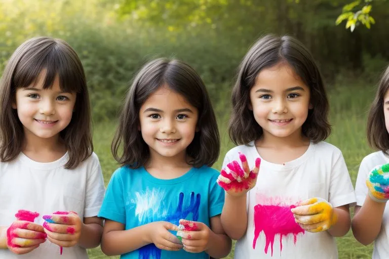 Pintura com os dedos é uma excelente atividade para educação infantil