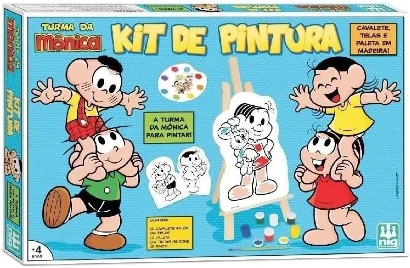 4805 Kit de Pintura Turma da Monica