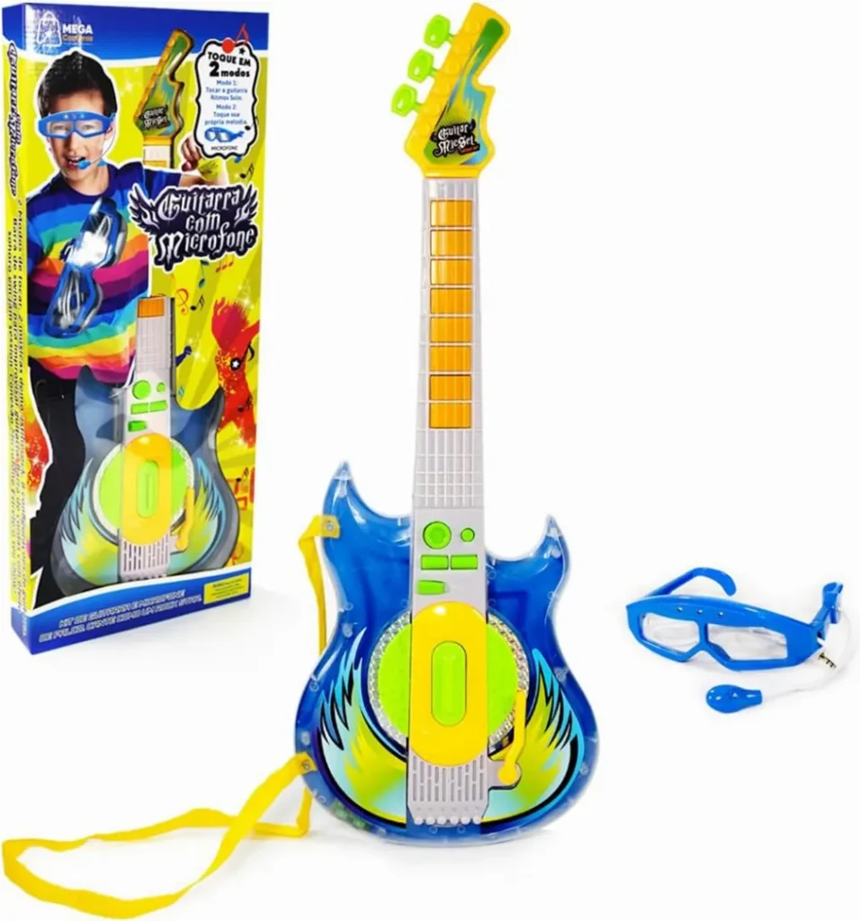 6171 GUITARRA INFANTIL E MICROFONE