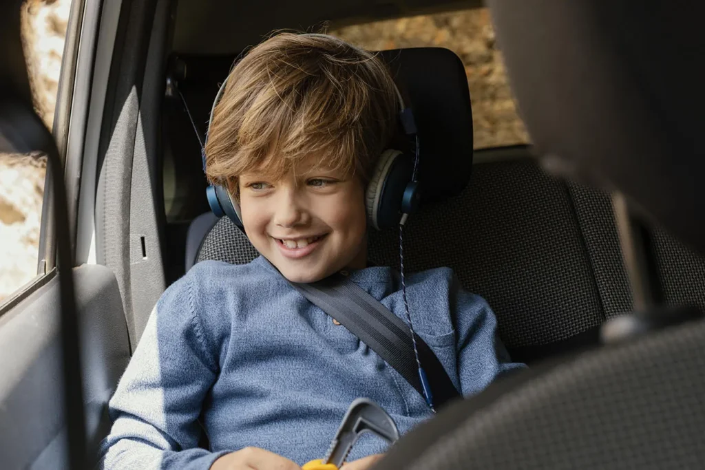 Viagem longa com criança no carro