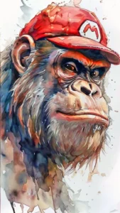 fundo para celular macaco mario
