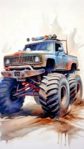 fundo para celular monster truck