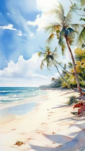 fundo para celular praia
