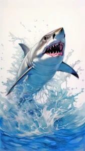 fundo para celular tubarao