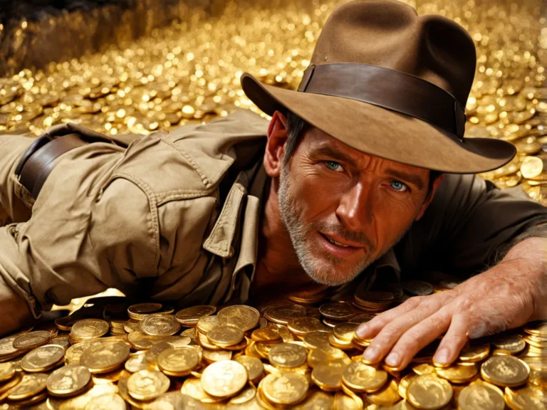 indiana jones com muito ouro
