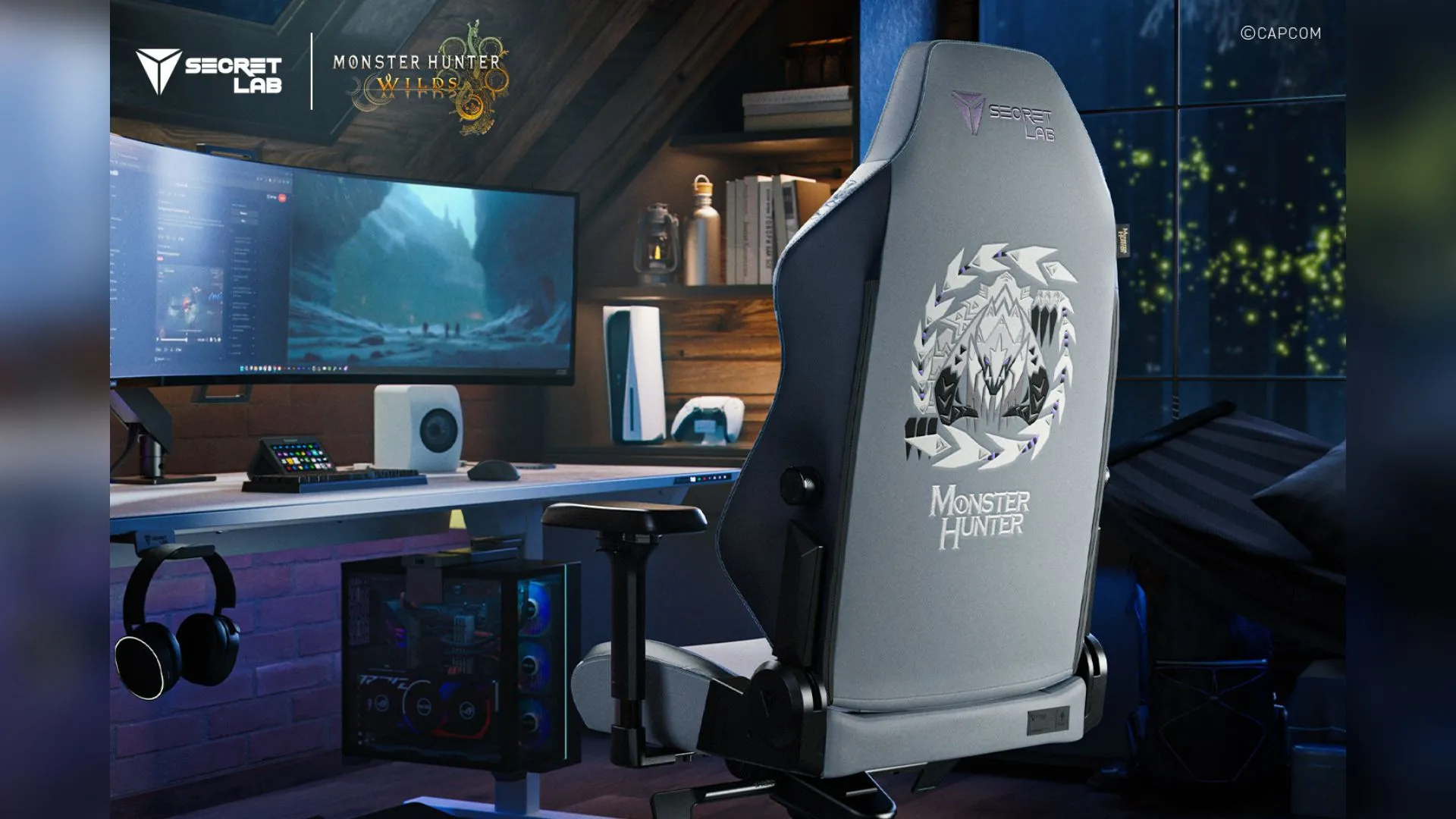 O Melhor Cadeira de Jogo Secretlab Recebe Nova Crossover Monster Hunter Wilds