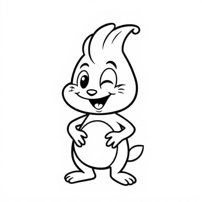 Desenho de Colorindo com Sprunki! pronto para imprimir e colorir