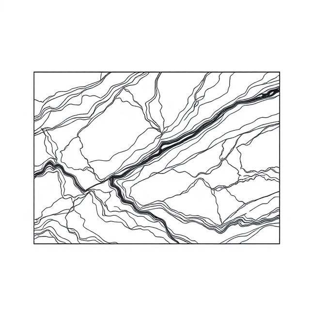 Desenho de Laje de Mármore para Colorir pronto para imprimir e colorir