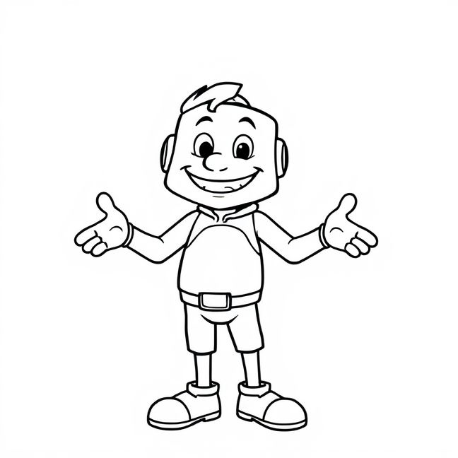 Desenho de Lance Responde pronto para imprimir e colorir