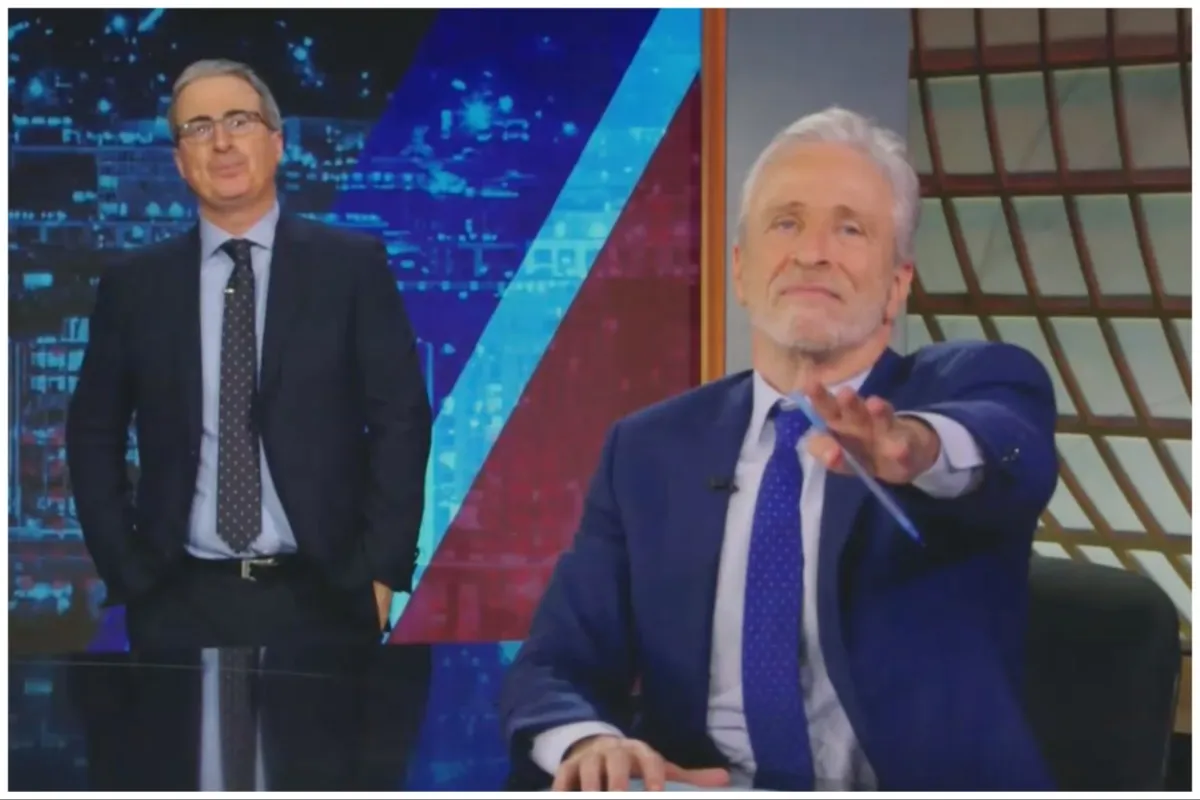 o show diyrio john oliver jon stewart donald trump monarquia 3677