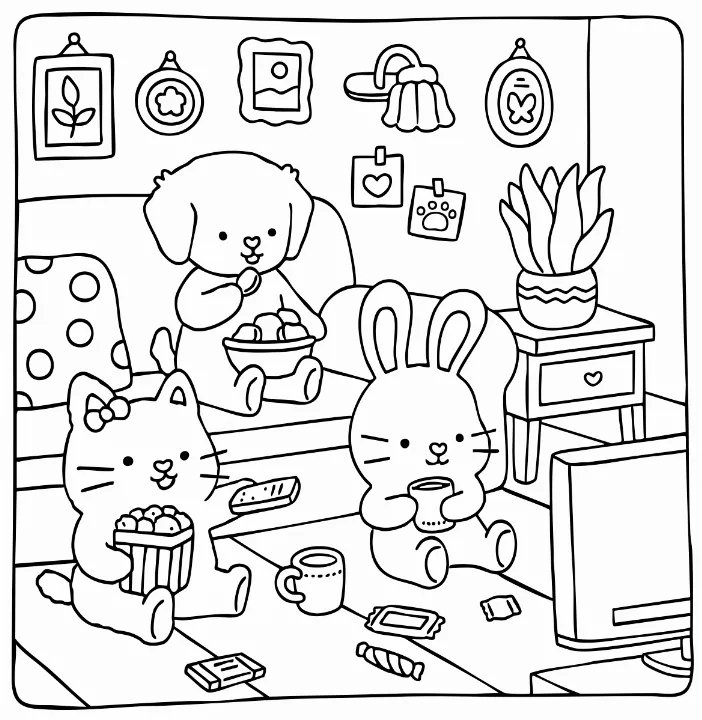 Desenho de Bobbie Goods - Netflix com os Amigos