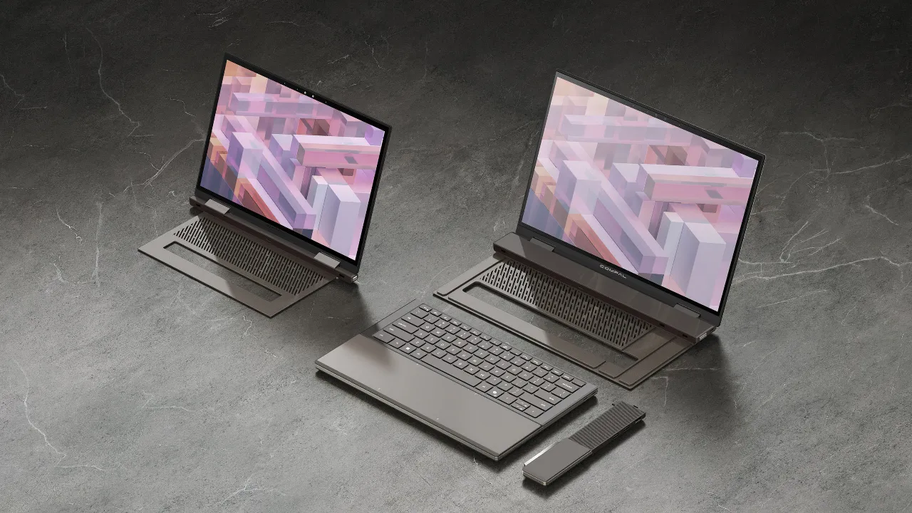 Compal Electronics Aposta na Tecnologia de Notebooks Modulares com Projeto Adapt X, Inspirado pela Framework