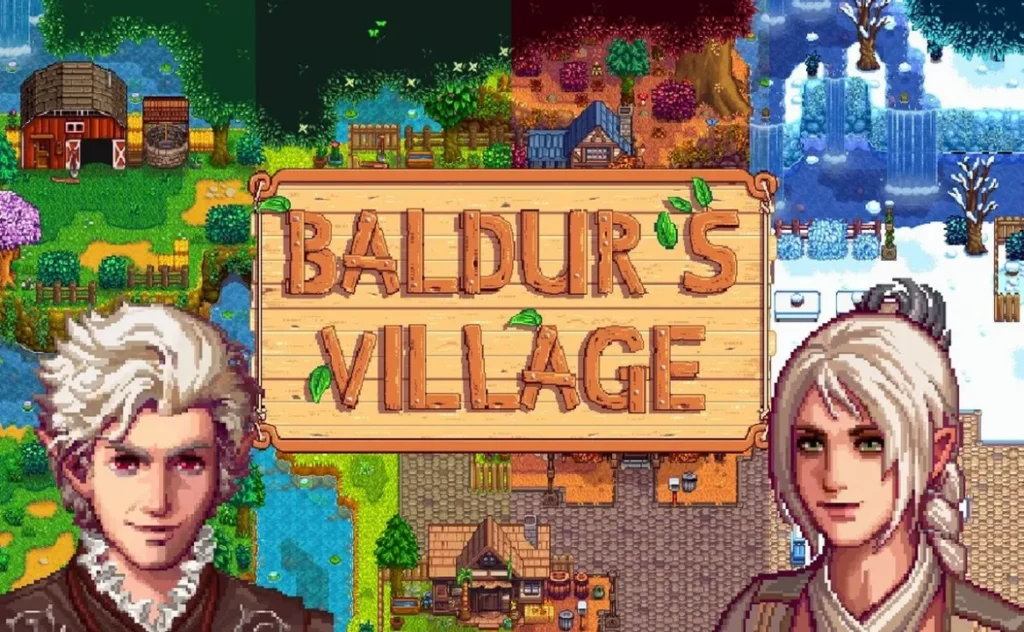 Explore Baldur's Gate 3 em Stardew Valley: Conheça o Mod Baldur's Village com Personagens Icônicos e Novos Conteúdos!