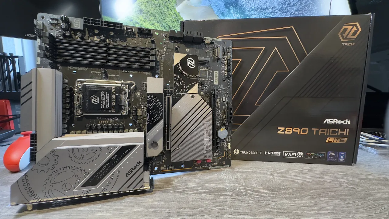 Z890 Taichi Lite: A Nova Placa-Mãe Acessível da ASRock que Oferece Seis Slots M.2 e Especificações Impressionantes por US$ 400