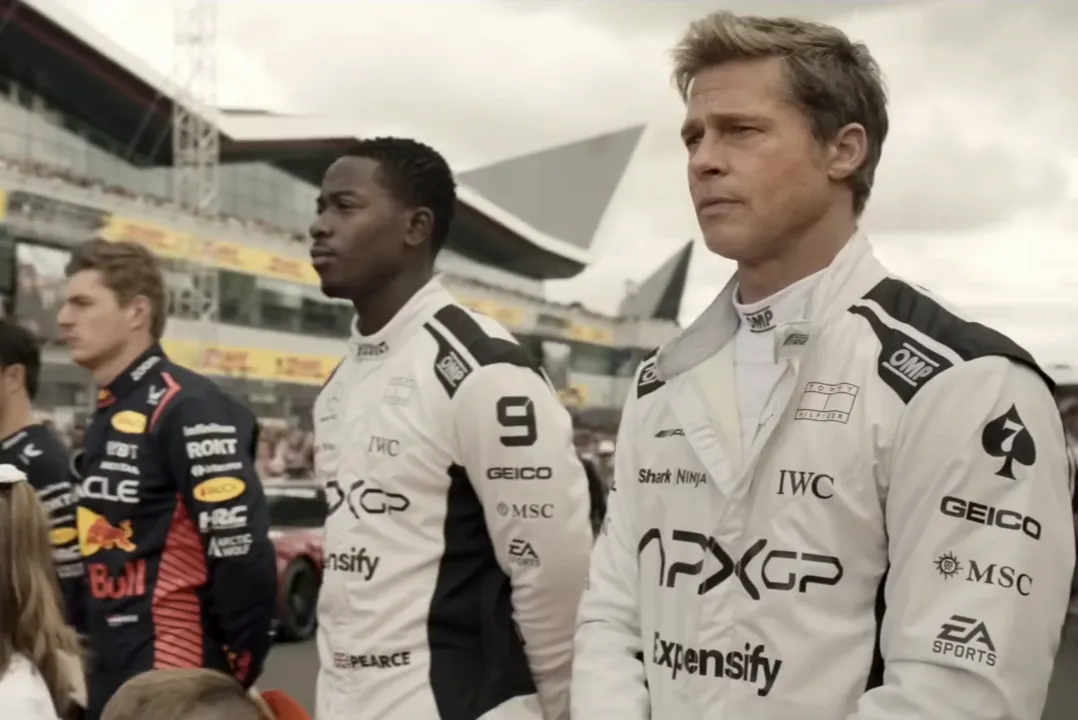 Brad Pitt e Damson Idris Impulsionam Circuito de Corrida com Nova Sequência de Ação
