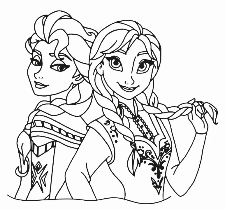 Magia de Frozen para Colorir