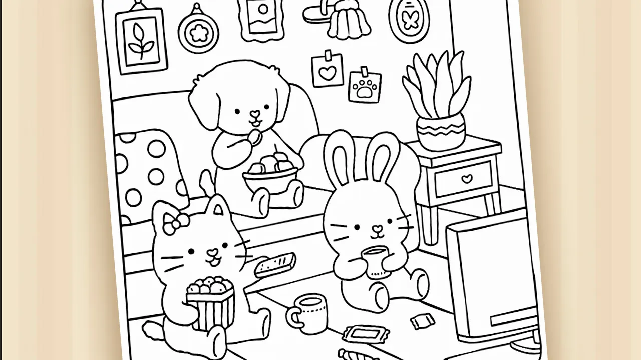 Desenho para colorir Bobbie Goods - Netflix com Amigos