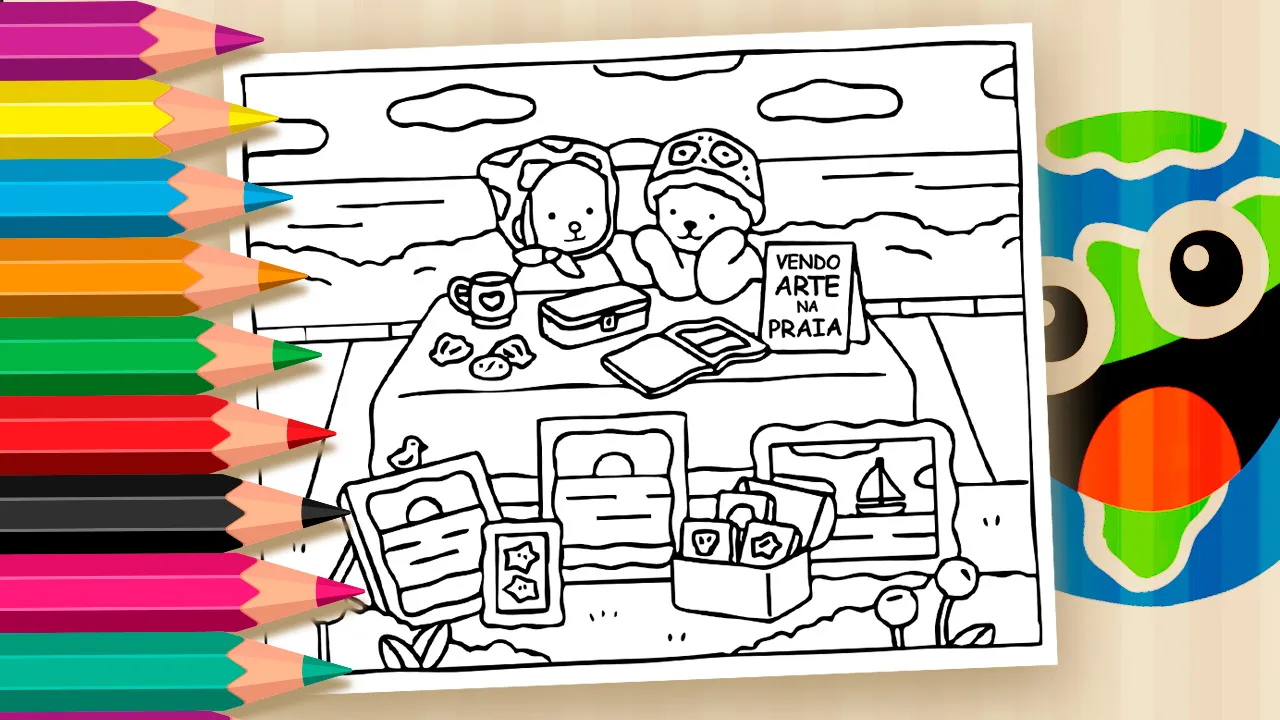 Bobbie Goods – Vendendo Arte na Praia 🎨🏖️