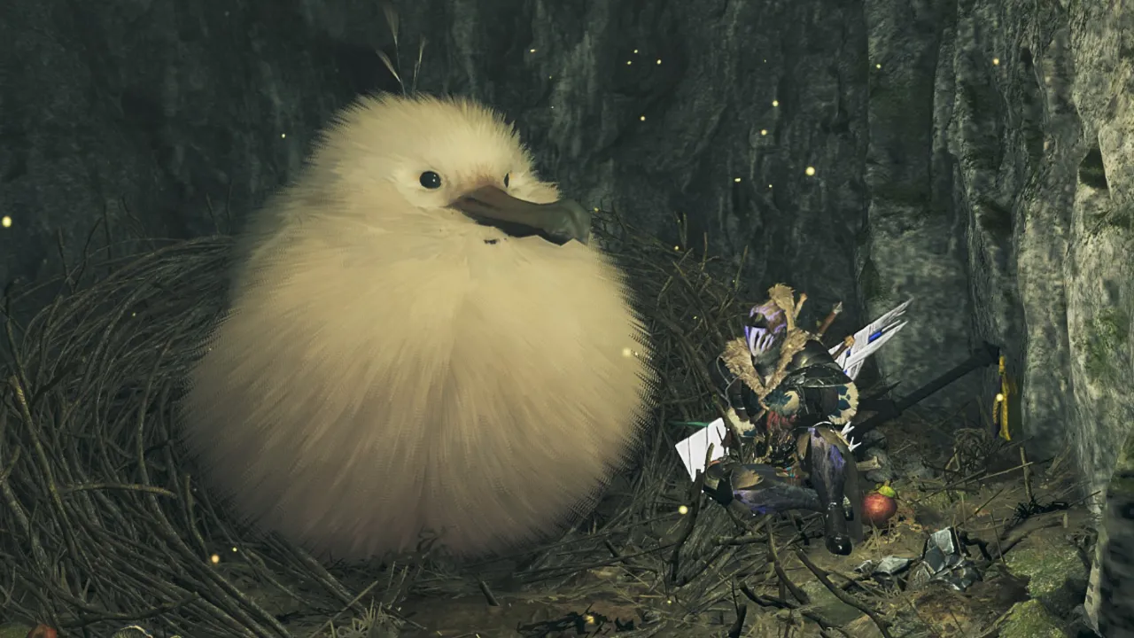 Jogadores de Monster Hunter Wilds Descobrem o 'Gigacrake', O Pássaro Colossal Que Oferece Recompensas Grátis e Gera Fascínio