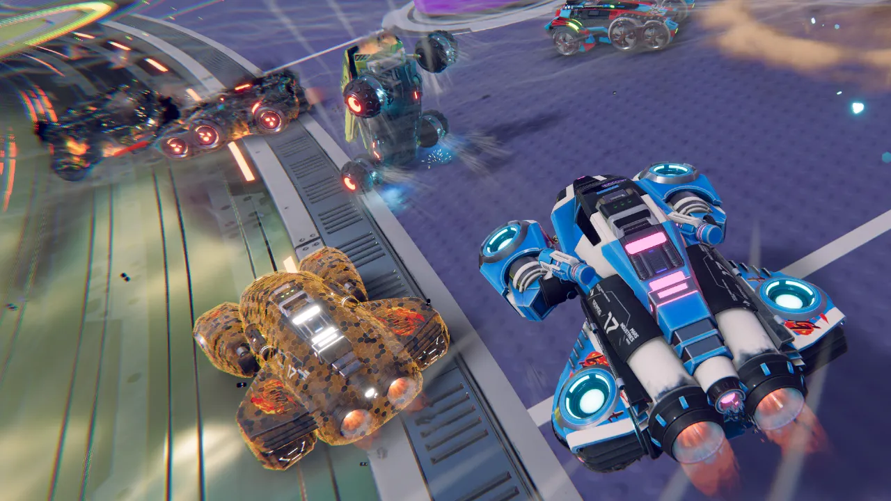 Rivals Hover League: Domine a Gravidade e Desafie Adversários em Combates Veiculares Espaciais