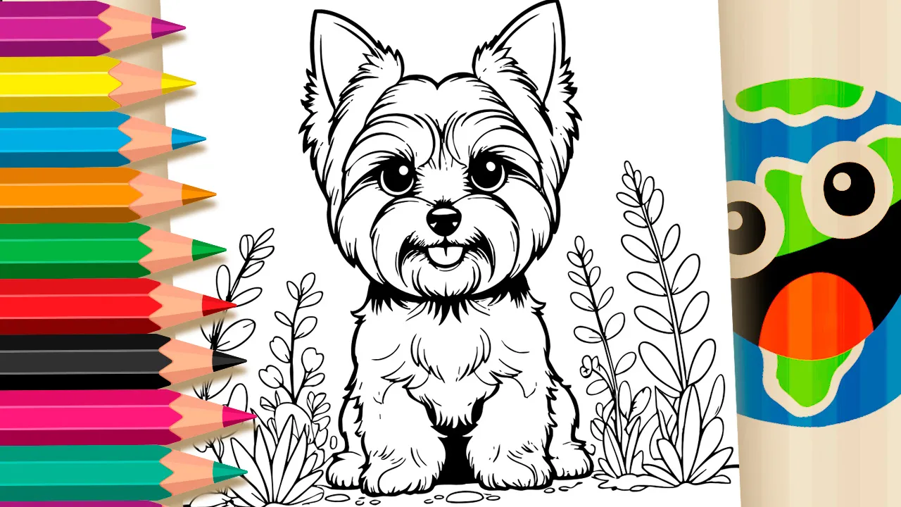 Yorkshire para Colorir