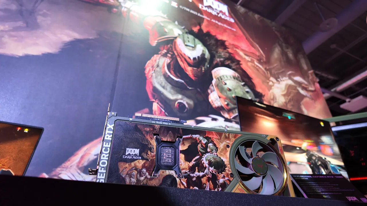 Asus Comemora 30 Anos de GPUs com Placa de Vídeo Inspirada em Doom: Design Ousado e Quatro Ventoinhas na Computex 2025