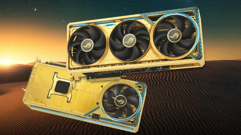 Asus Lança Placa de Vídeo Luxuosa: RTX 5090 Dhahab OC Edition com Banho de Ouro por US$ 7.000