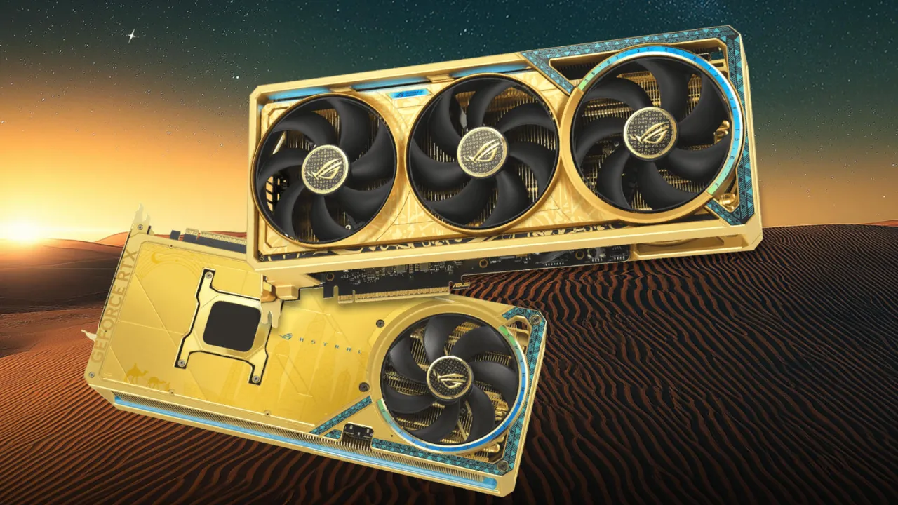 Asus Lança Placa de Vídeo Luxuosa: RTX 5090 Dhahab OC Edition com Banho de Ouro por US$ 7.000