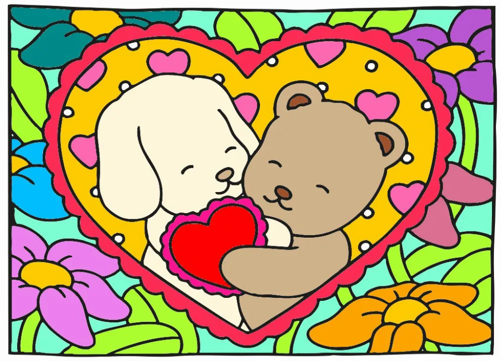 Desenho de Bobbie Goods pode ser colorido através do celular.