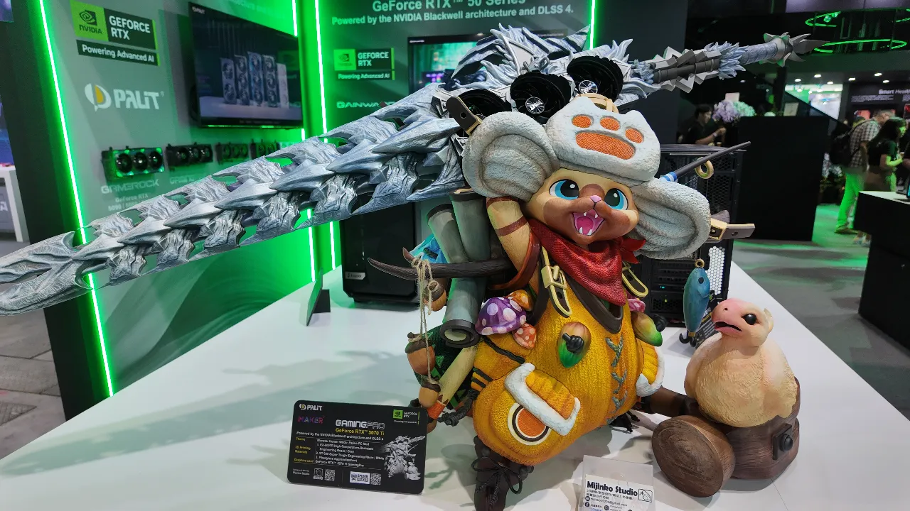 Computex 2025 Revela PC em Formato de Palico com GeForce RTX 5070 Ti e Design Inovador