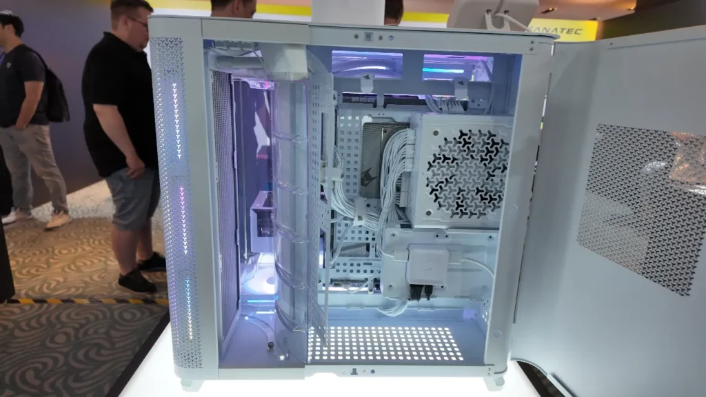 Gabinete Air 5400 da Corsair: Três Câmaras, Efeito Venturi e Design Inovador para Máxima Eficiência Térmica