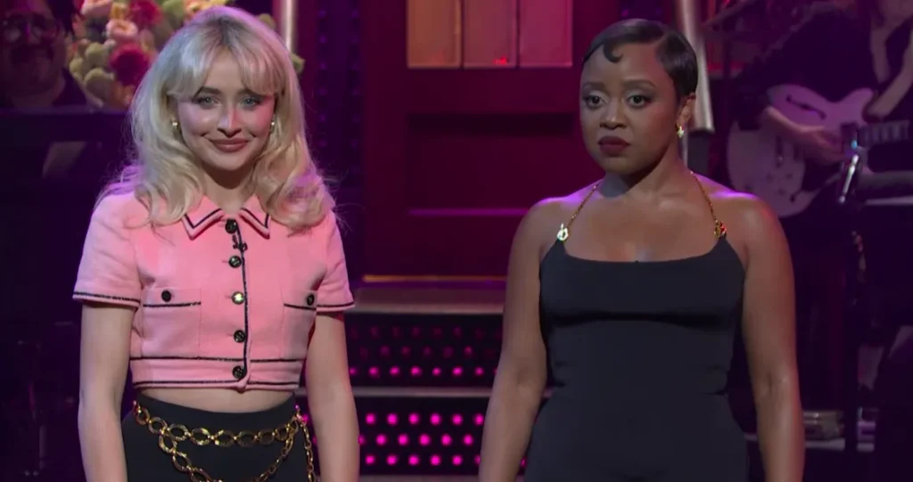 Sabrina Carpenter Participa de Monólogo Musical no SNL com Homenagens a Tom Holland e Kendrick Lamar