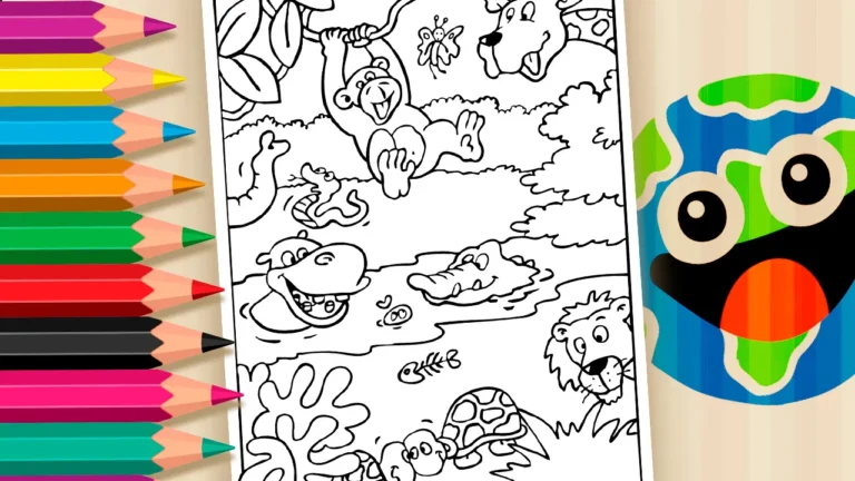 Desenho para colorir Colorir Bichinhos da Floresta