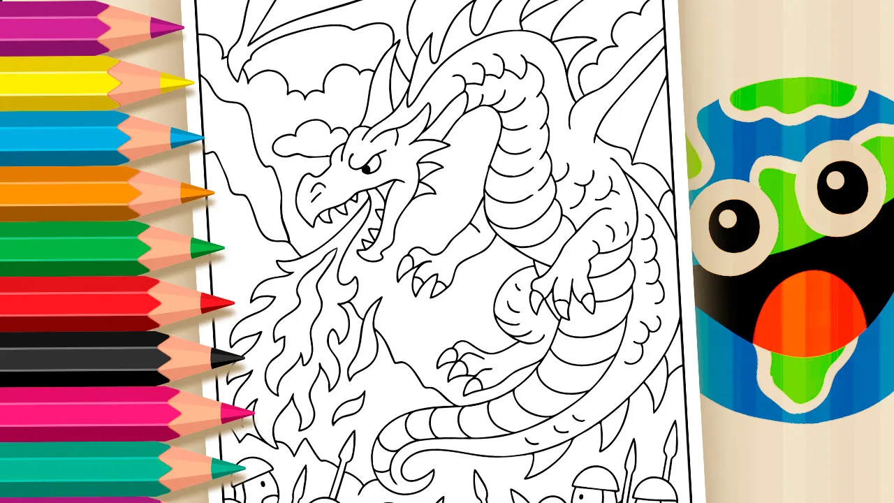 Colorir Online Caraxes: O Poderoso Dragão de Daemon Targaryen