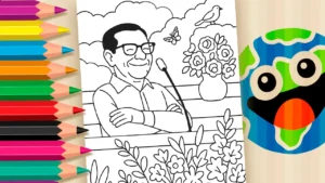 Desenho para colorir Divaldo Franco para Colorir – Uma Homenagem Especial