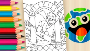 Desenho para colorir Desenho para Colorir – Inspirado em Harry Potter e a Pedra Filosofal