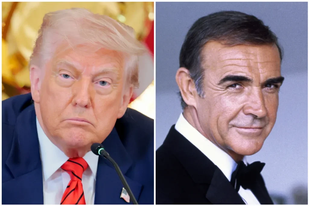 Donald Trump Diz que James Bond Não Deve se Preocupar com Tarifas de Filmes, Recordando Amizade com Sean Connery
