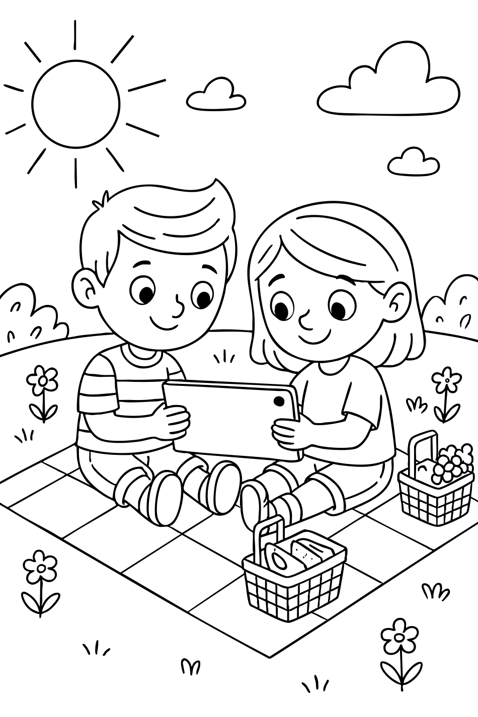 Desenho de A Aventura Colorida de Lucas para imprimir e colorir - PDF grátis para pessoas de todas as idades