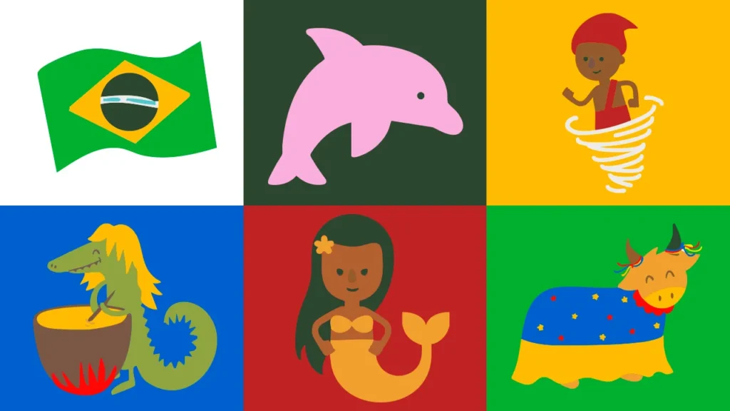 Jogo da Memória do Folclore: Divirta-se com o Boto, Iara, Cuca, Saci e Boi Bumbá