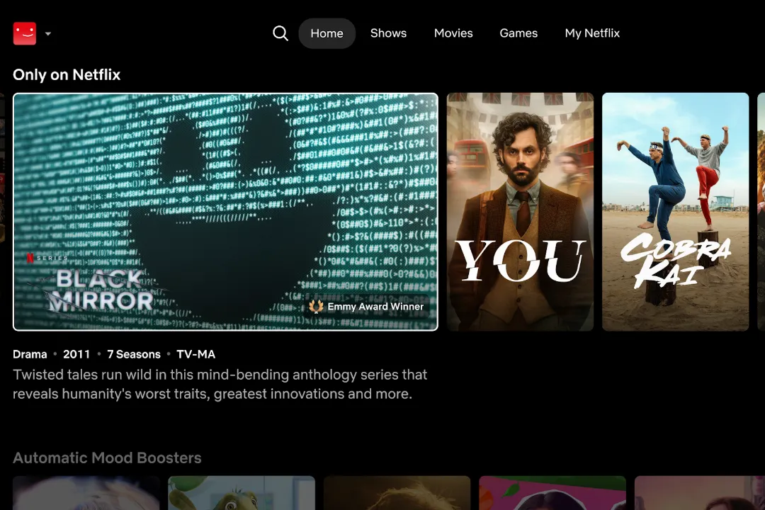 Netflix Renova Página Principal de TV com Design Intuitivo e Lança Bate-papo com AI do OpenAI