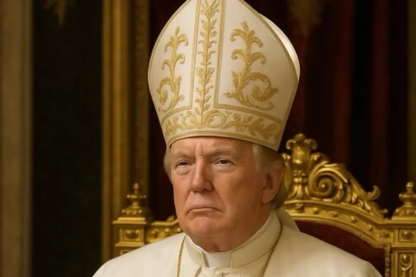 Trump Compartilha Imagem de Si Mesmo Vestido de Papa Criada por IA