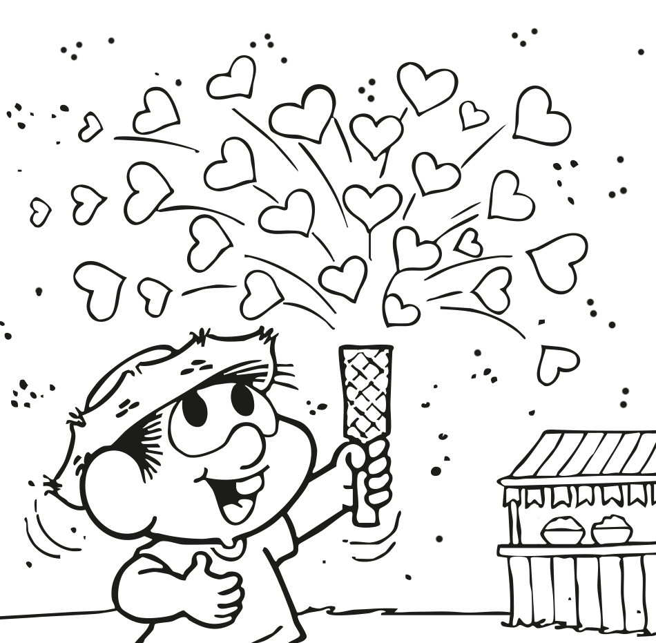 Desenho de Venha Colorir o Arraiá do Chico Bento! 🎆 para imprimir e colorir - PDF grátis para pessoas de todas as idades