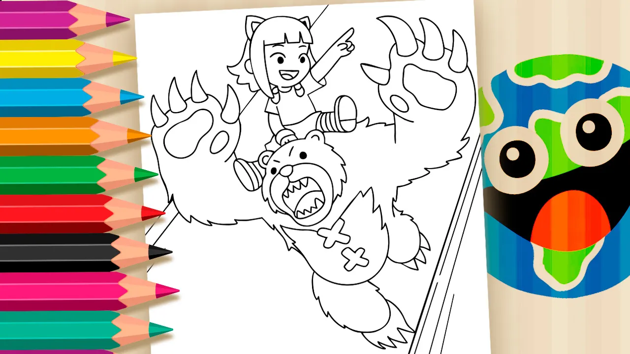 Annie e Tibbers para Colorir – Magia, Emoção e Criatividade no Mundo de League of Legends 🎮🖍️🔥
