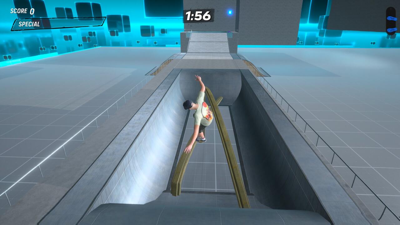 Skateboarding is totally legal in whatever dimension this is.