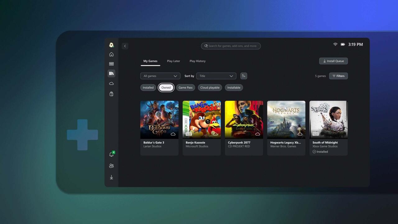 Sua biblioteca do Xbox ganhou uma nova aparência em todos os dispositivos.