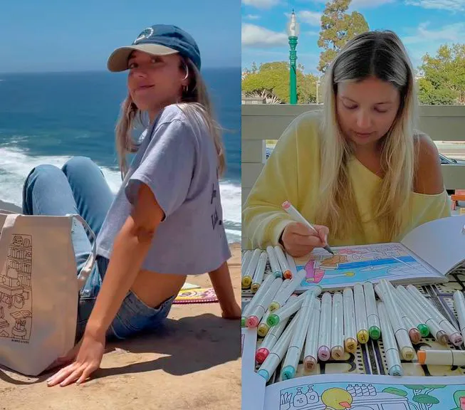 Abbie “Bobbie” Goveia, uma norte-americana que trabalha como ilustradora e designer