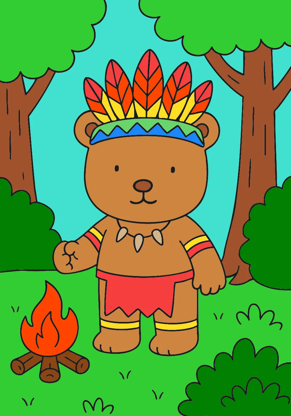 alegre – Desenho Colorido Online - Imagem Destacada