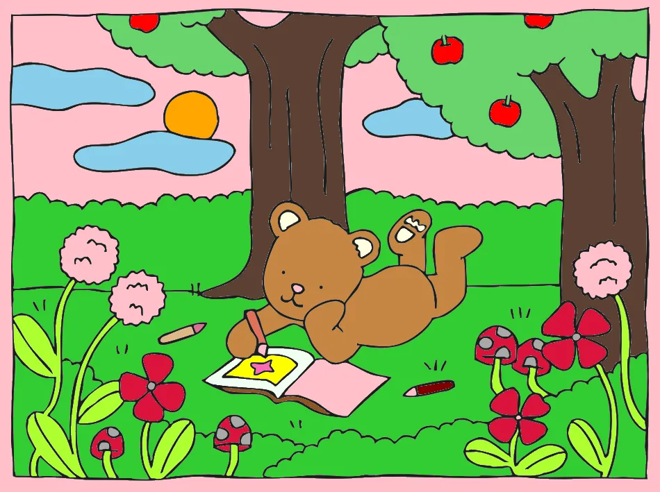 ameiii – Desenho Colorido Online - Imagem Destacada