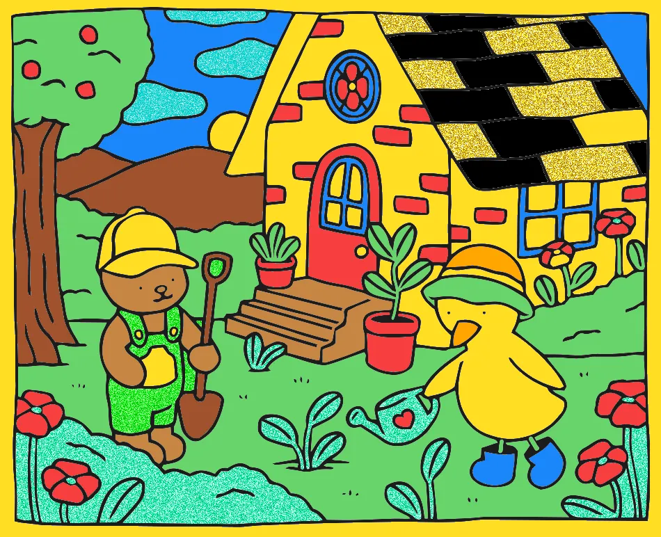 Ameiiiiiiii🥰 – Desenho Colorido Online